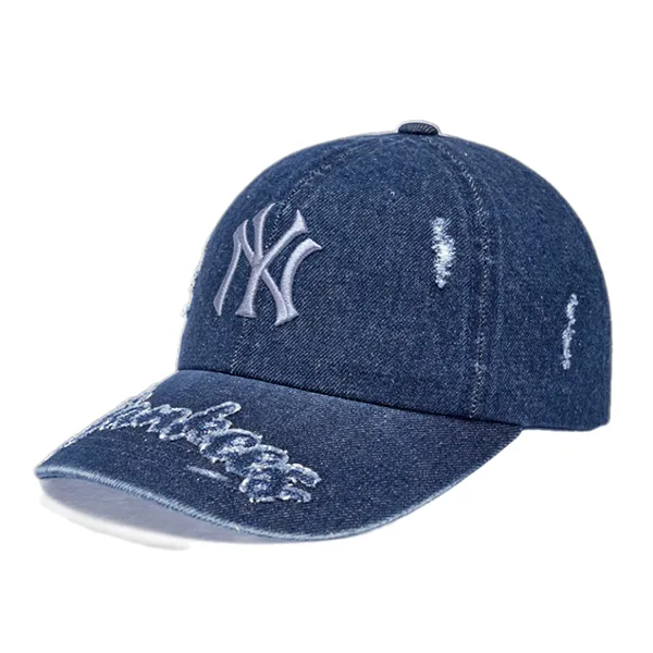 Mũ MLB Vintage Destroyed Denim Unstructured Ball Cap New York Yankees 3ACPV195N-50NYL Màu Xanh Navy