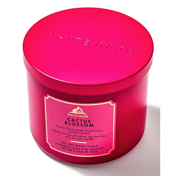 Nến Thơm 3 Bấc Bath & Body Works Cactus Blossom 3-Wick Candle