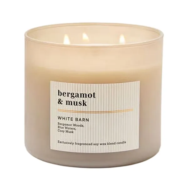 Nến Thơm Bath & Body Works Bergamot & Musk 3-Wick Candle 411g