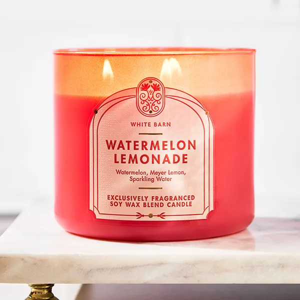Nến Thơm Bath & Body Works Watermelon Lemonade 3-Wick Candle 411g