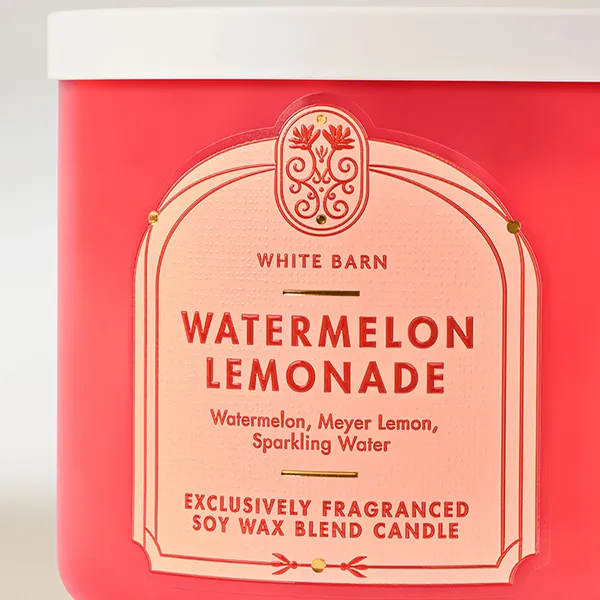 Nến Thơm Bath & Body Works Watermelon Lemonade 3-Wick Candle 411g