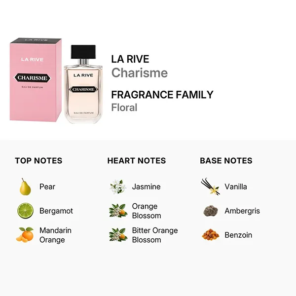 Nước Hoa Nữ La Rive Charisme EDP 90ml