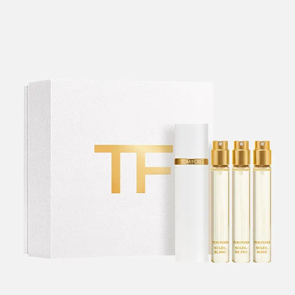 Set Nước Hoa Unisex Tom Ford TF Soleil Collection Mini (10ml x 3) + Vỏ Travel Case