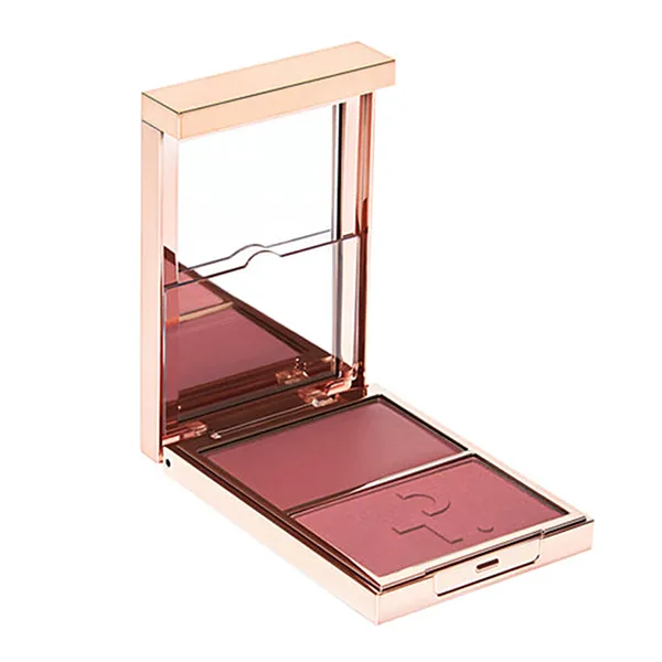 Phấn Má Hồng Patrick Ta 2in1 Double-Take Cream And Power Blush Duo Màu She's Goes The Gym Hồng Tím