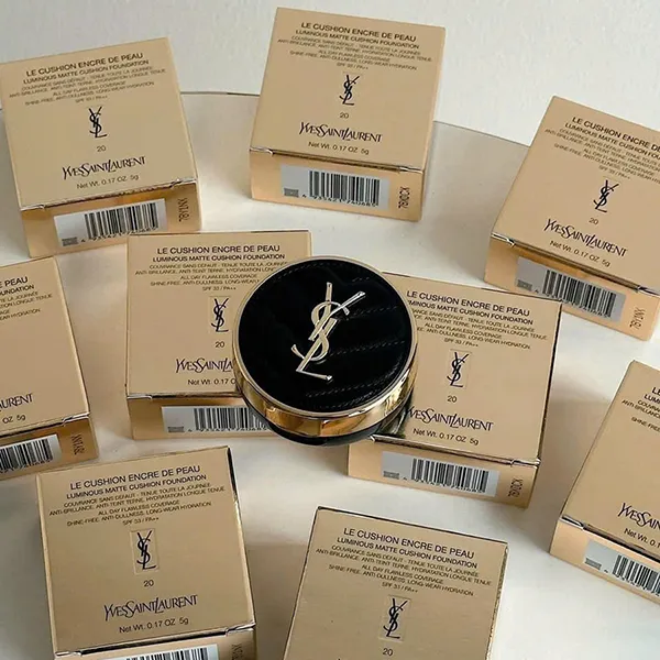 Phấn Nước Mini Yves Saint Laurent YSL Le Cushion Encre De Peau Luminous Matte Cushion Foundation Tone 20 5g