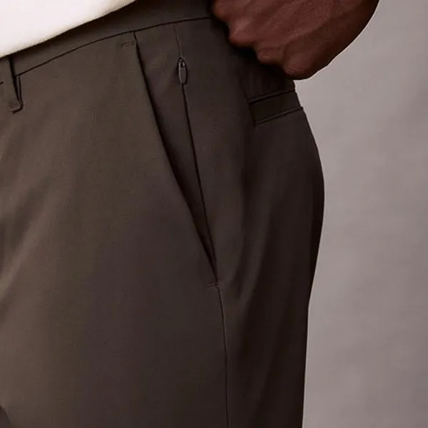 Quần Dài Nam Calvin Klein CK Tech Slim Stretch Woven Chino 40BM632 - 024 Màu Nâu Size 32