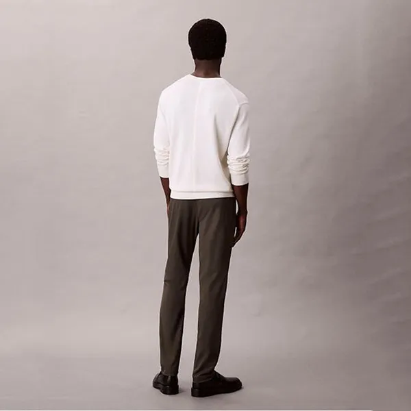 Quần Dài Nam Calvin Klein CK Tech Slim Stretch Woven Chino 40BM632 - 024 Màu Nâu Size 32