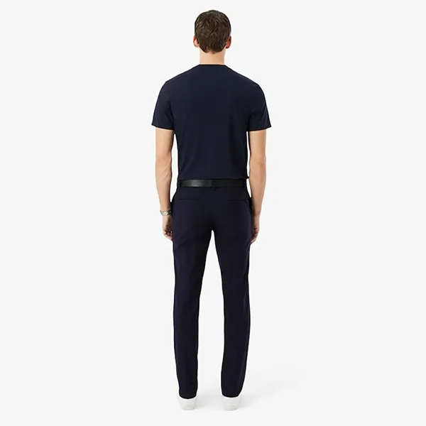 Quần Dài Nam Lacoste Slim Fit Stretch Commuter Pants HH1916 HDE Màu Xanh Navy Size 40