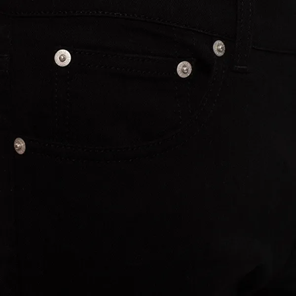 Quần Jean Nam Alexander McQueen Jeans With Patch QPY49 1000 Màu Đen Size 46