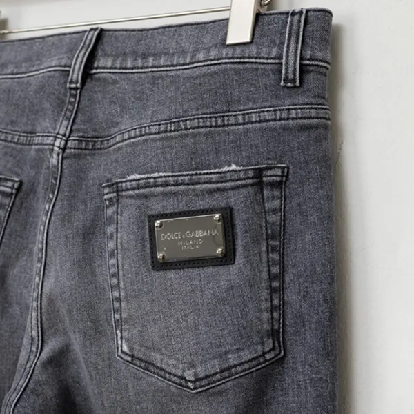 Quần Jean Nam Dolce & Gabbana D&G Tag Sport Regular GYJCCD G8NX8 Màu Xám Size 46