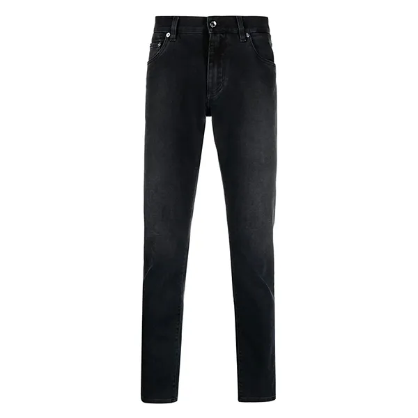 Quần Jean Nam Dolce & Gabbana Jeans Slim Essentials Màu Đen Size 50