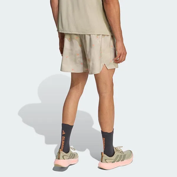 Quần Short Nam Adidas Running Essentials Brand Love Shorts JZ7804 Màu Be Size XL