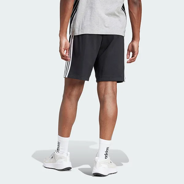 Quần Short Nam Adidas 3 Sọc Essential JE6414 Màu Đen Size M