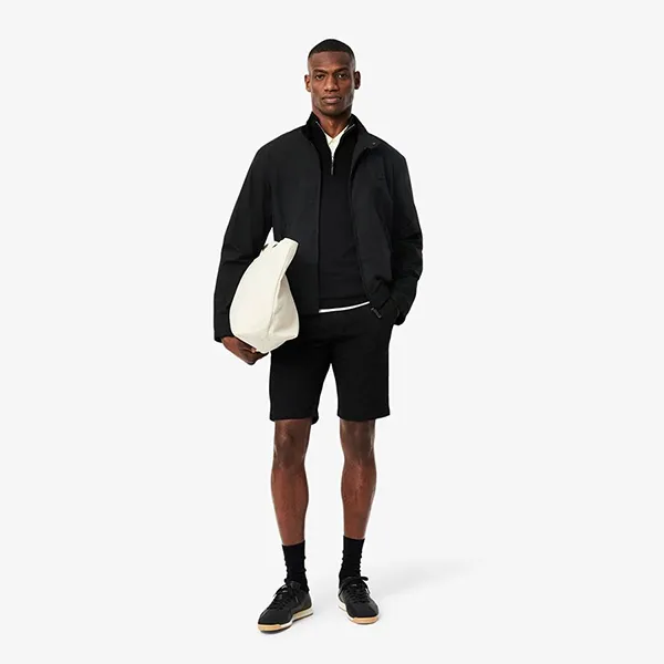 Quần Short Nam Lacoste Chino FH3347 031 Màu Đen Size 40