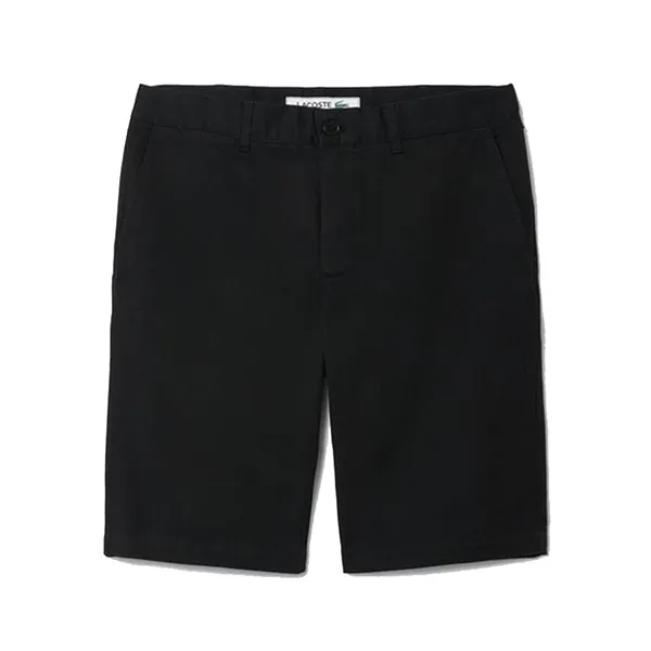 Quần Short Nam Lacoste Chino FH3347 031 Màu Đen Size 40
