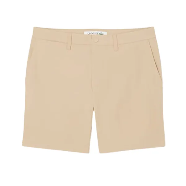 Quần Short Nam Lacoste Slim Fit Commuter FH3014 02S Màu Be Size 40