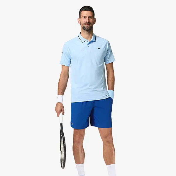 Quần Short Nam Lacoste Tennis x Novak Djokovic GH7413-51-JNN Màu Xanh Dương Size 4