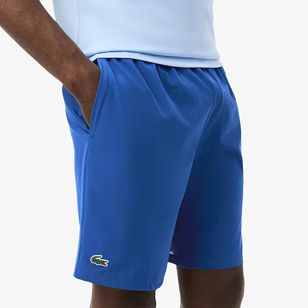 Quần Short Nam Lacoste Tennis x Novak Djokovic GH7413_JNN Màu Xanh Dương Size 3