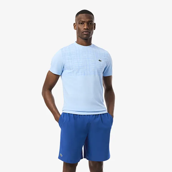 Quần Short Nam Lacoste Tennis x Novak Djokovic GH7413_JNN Màu Xanh Dương Size 3