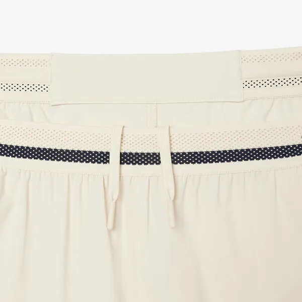 Quần Short Nam Lacoste Tennis x Novak Djokovic GH7413_XDE Màu Trắng Size 4