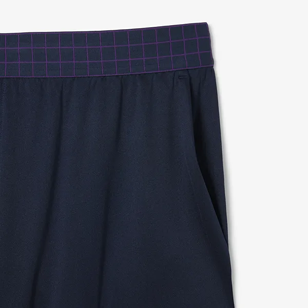 Quần Short Nam Lacoste Ultra Dry Stretch Tennis Shorts GH4775 - 166 Màu Xanh Navy Size 3