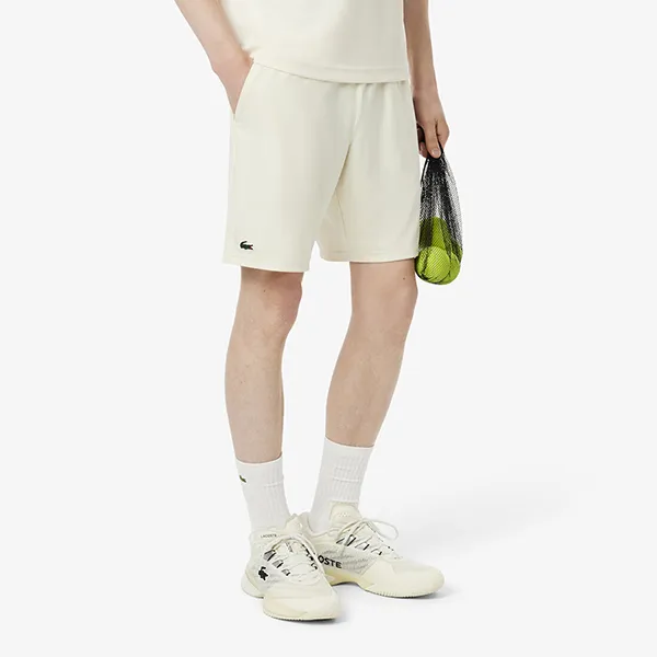 Quần Short Lacoste Ultra Dry Stretch Tennis Shorts GH4775 - XFJ Màu Trắng Kem Size 3