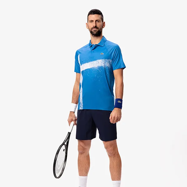 Quần Short Nam Lacoste x Novak Djokovic Shorts GH7413-51-3B0 Màu Xanh Navy Size 4