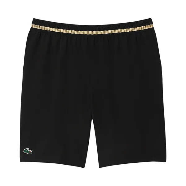 Quần Short Nam Lacoste x Novak Djokovic Shorts GH7413-51-9FI Màu Đen Size 3