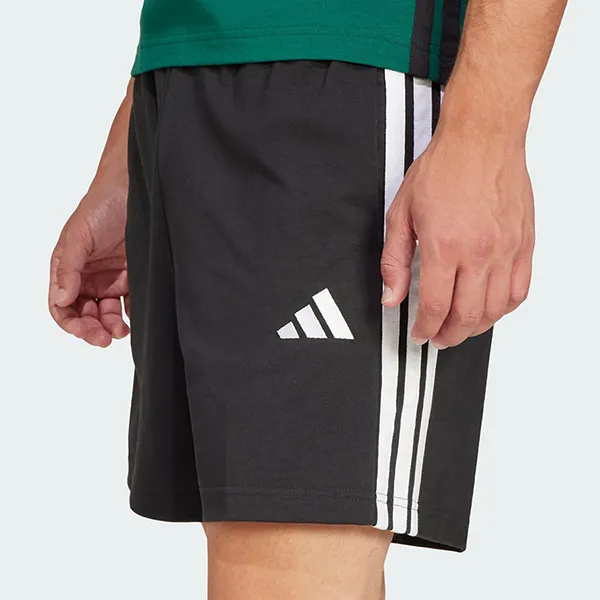 Quần Short Nam Adidas Single Jersey 3 Sọc Essentials 7 Inch JD1891 Màu Đen Size S