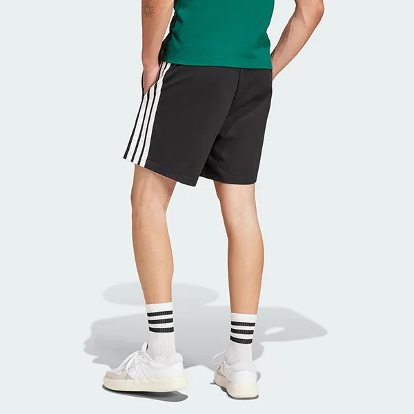 Quần Short Nam Adidas Single Jersey 3 Sọc Essentials 7 Inch JD1891 Màu Đen Size S