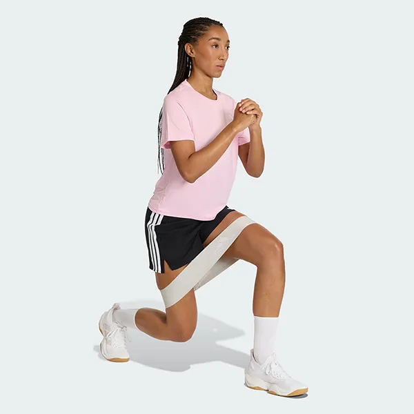 Quần Short Nữ Adidas Workout Essentials 3-Stripes Woven JY5191 Màu Đen Size XS