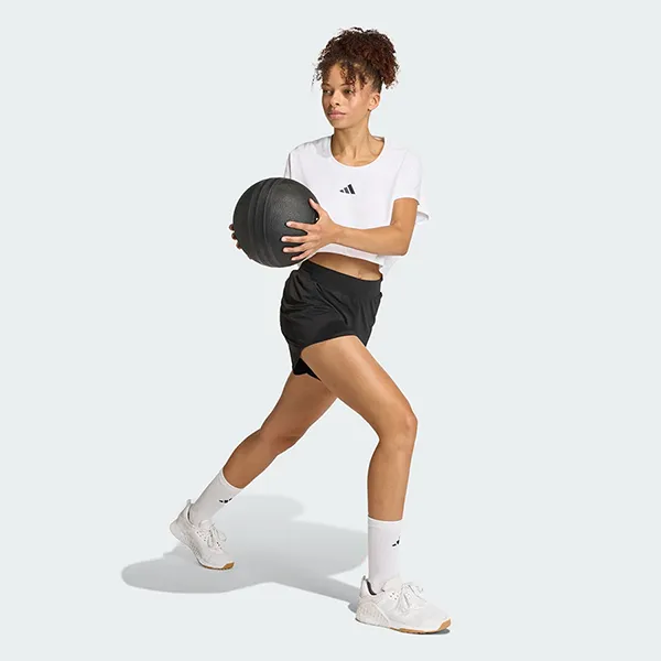 Quần Short Tập Luyện Nữ Adidas Pacer 3D Cooling KE5446 Màu Đen Size 2XL