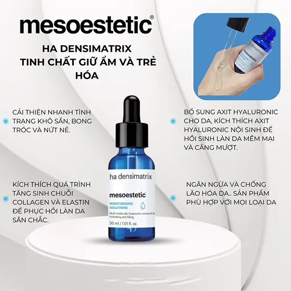 Serum Cấp Ẩm Và Trẻ Hóa Da Mesoestetic HA Densimatrix 30ml