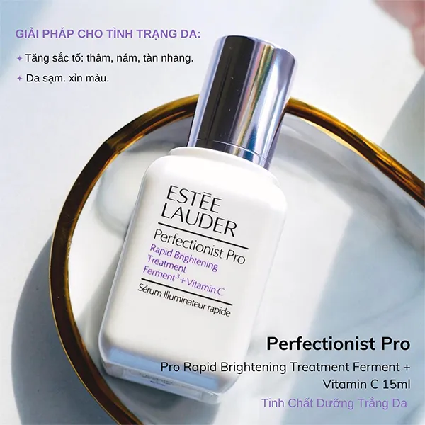 Serum Hỗ Trợ Làm Sáng Da Estée Lauder Perfectionist Pro Rapid Brightening Treatment Ferment & Vitamin C 15ml