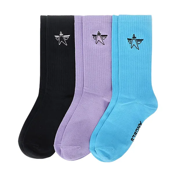 Set 3 Đôi Tất Stretch Angels Basic Star Socks 3-Pair Set SXSO02111 Phối Màu