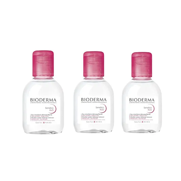 Set 3 Nước Tẩy Trang Bioderma Sensibio H20 Micellar Water