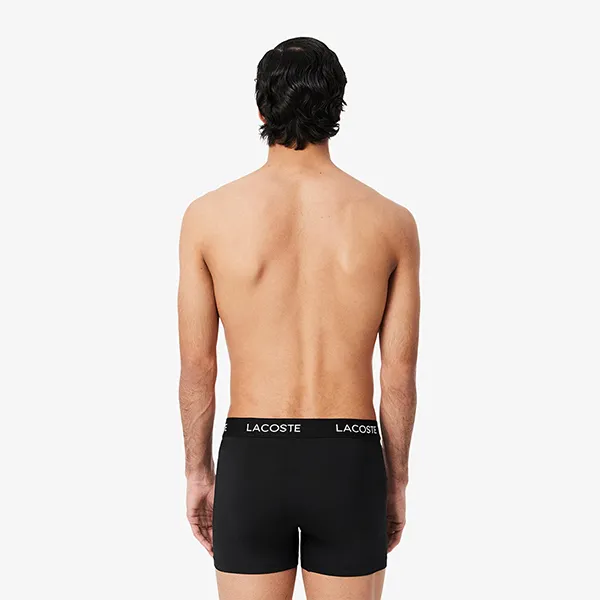 Set 3 Quần Lót Nam Lacoste 3-Pack Microfiber Trunks 5H2394 W3Y Phối Màu Size S