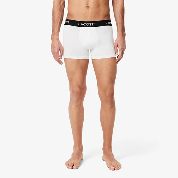 Set 3 Quần Lót Nam Lacoste 3-Pack Microfiber Trunks 5H2394 W3Y Phối Màu Size S