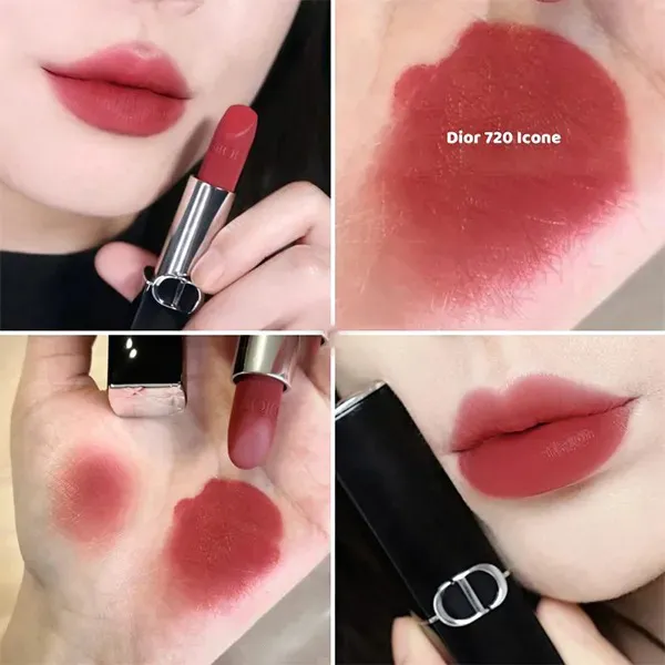 Set 4 Món Nước Hoa Dior Lucky For The New Year Limited Edition + Serum Prestige La Micro-Huile + Son 720 Satin Mini