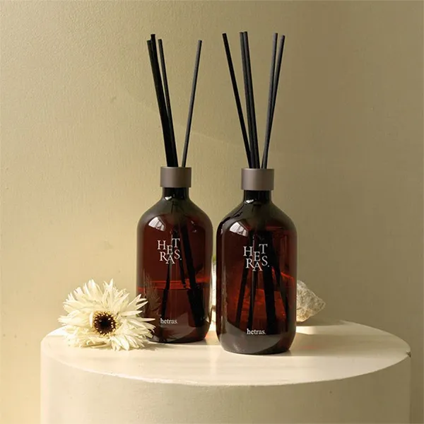 Set 5 Chai Tinh Dầu Nước Hoa Khuếch Tán Hương Thơm Hetras Black Set