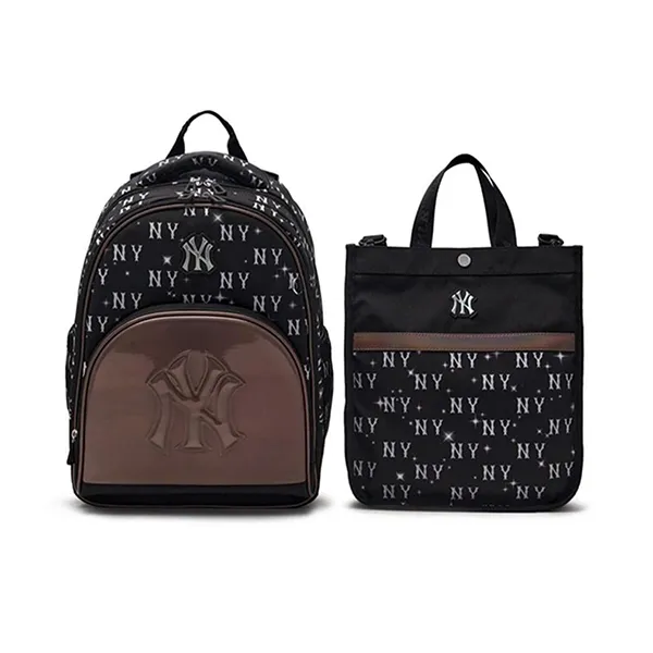 Set Balo Và Túi Tote Trẻ Em MLB Monogram Boston Red Sox 7LBKM025N-50BKS Màu Đen Nâu