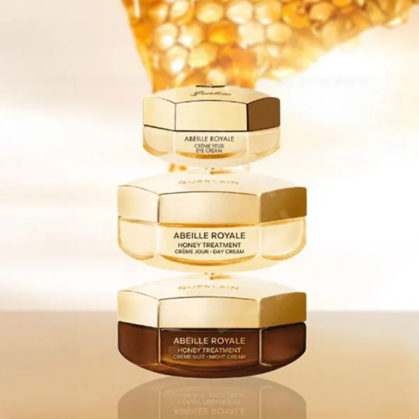 Set Dưỡng Da Guerlain Abeille Royale 3-Piece Gift Set (Day Cream 50ml + Night Cream 50ml + Eye Cream 15ml)