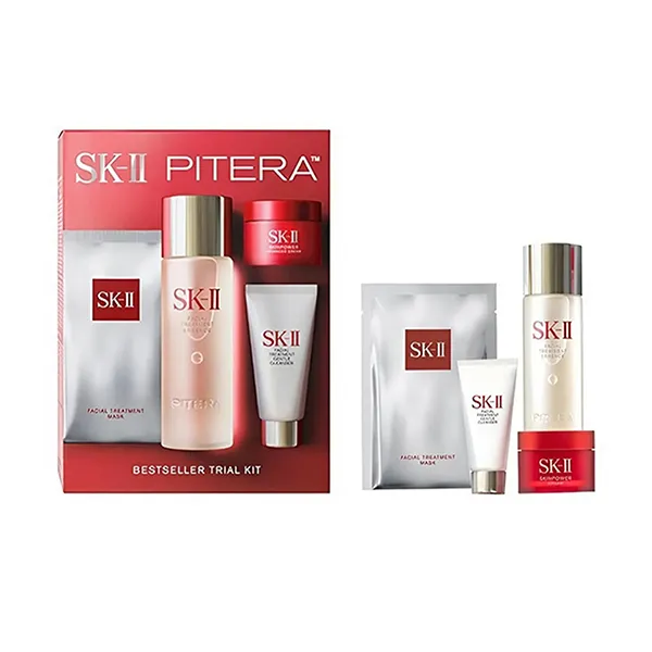Set Dưỡng Da Ngăn Ngừa Lão Hóa SK-II Pitera Bestseller Trial Kit 4 Món
