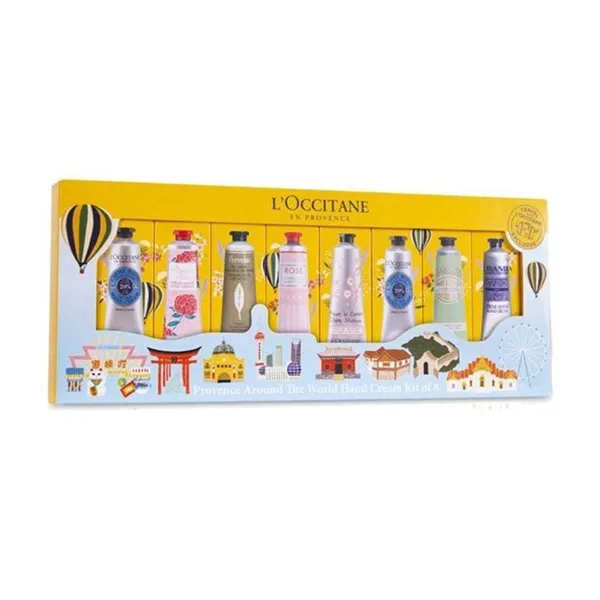 Set Kem Dưỡng Da Tay L'Occitane Lucky Hands Set 8 Món