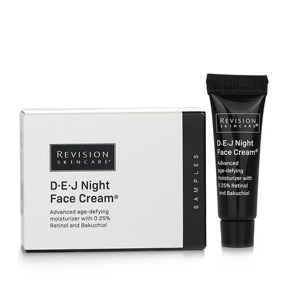 Set Kem Dưỡng Hỗ Trợ Trẻ Hóa Da Revision Skincare D·E·J Night Face Cream (Sample Pack) 12 Tuýp