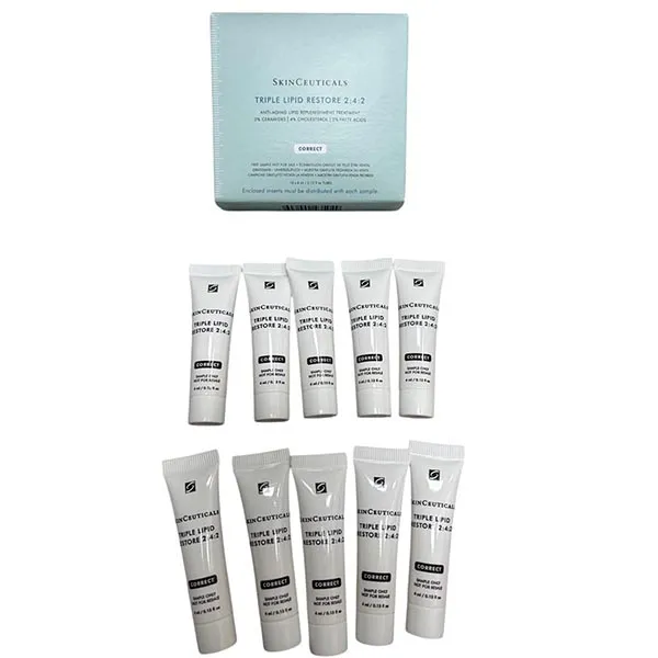 Set Kem Dưỡng Hỗ Trợ Trẻ Hoá Da Skinceuticals Triple Lipid Restore 2:4:2 (10 x 4ml)
