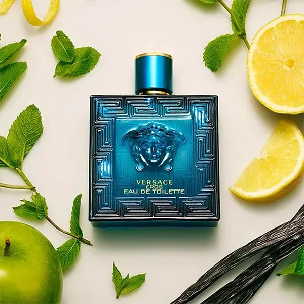Set Nước Hoa Nam Versace Eros Eau De Toilette Limited (100ml + Mini 10ml + Túi Black Trousse)