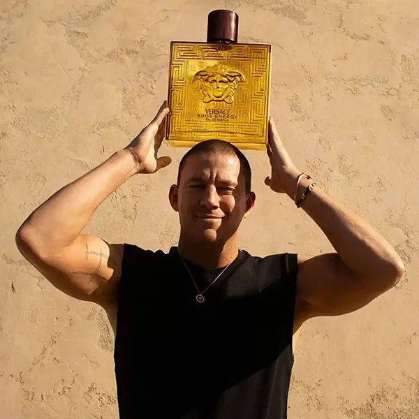 Set Nước Hoa Nam Versace Eros Energy EDP Limited (100ml + Mini 10ml + Túi Black Trousse)