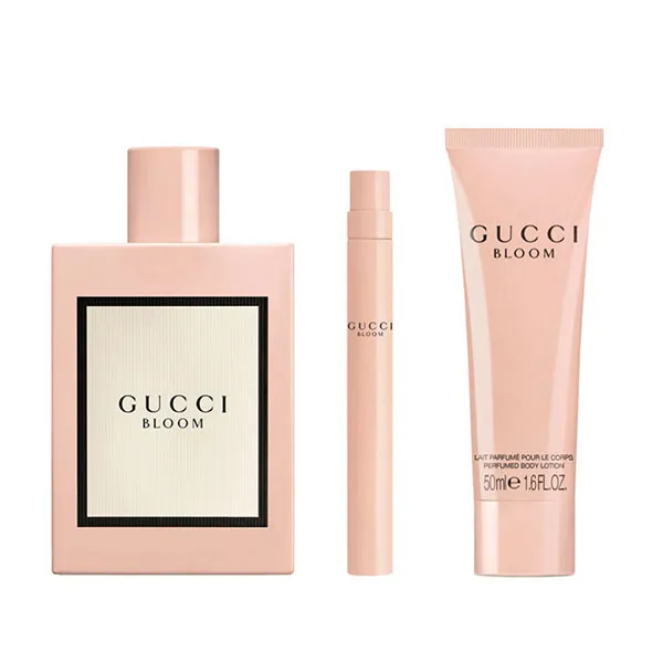 Set Nước Hoa Nữ Gucci Bloom EDP (100ml + Mini 10ml + Dưỡng Thể Body Lotion 50ml)