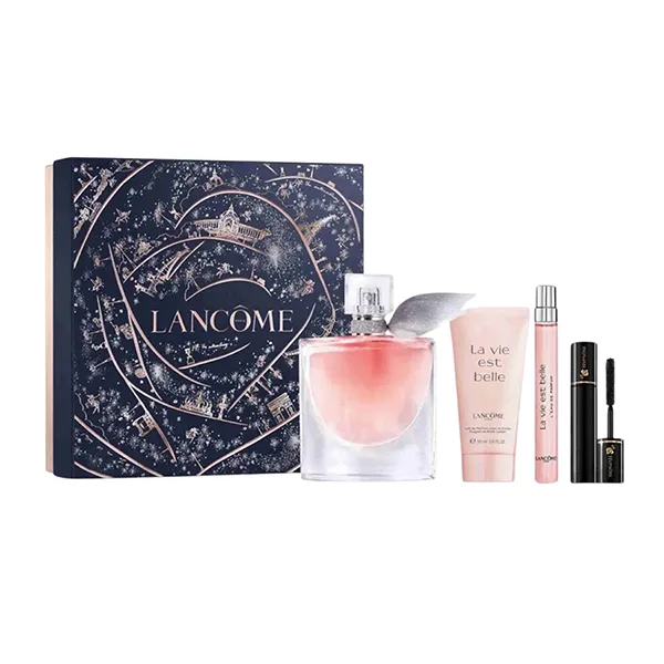 Set Nước Hoa Nữ Lancôme La Vie Est Belle Eau De Parfum (Nước Hoa 100ml + 10ml + Mascara + Dưỡng Thể)